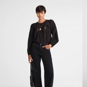 Madewell Darted Barrel Leg Jean
